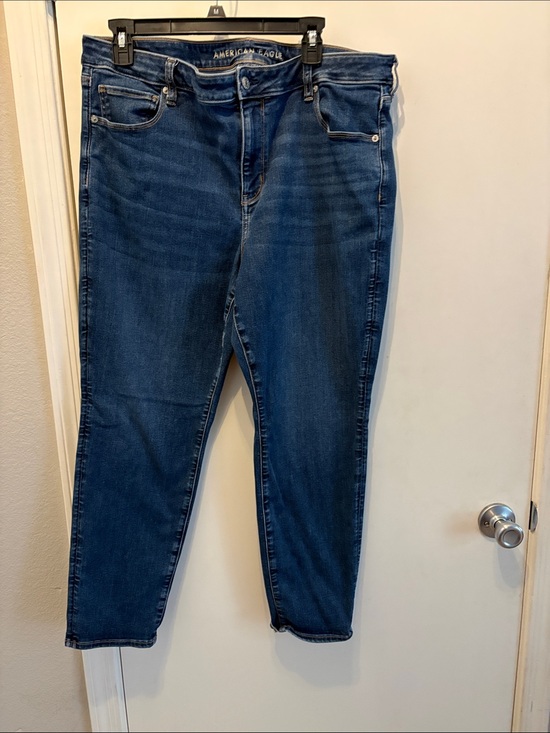 American Eagle Outfitters Denim - American Eagle Outfitters Women's Dark Wash Skinny Jeans Next Level Size 20 Shor